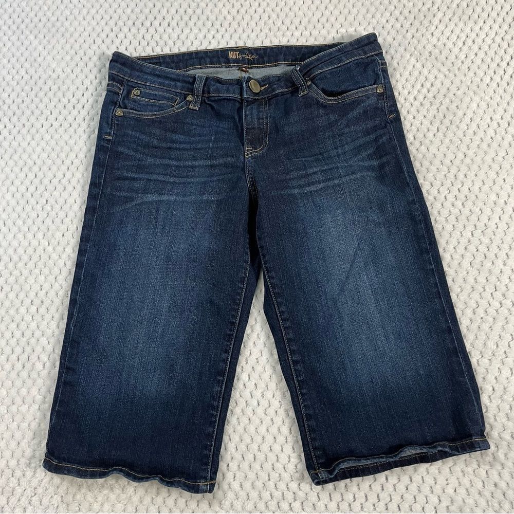 Kut from the Kloth Indigo Blue Denim Bermuda Shorts